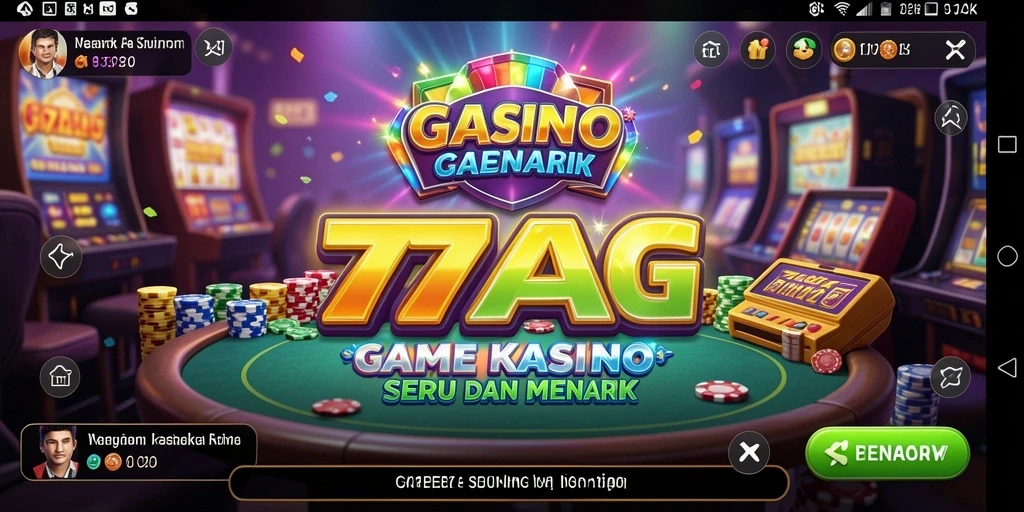 Tampilan gameplay Kasino yang menawan dan menarik.