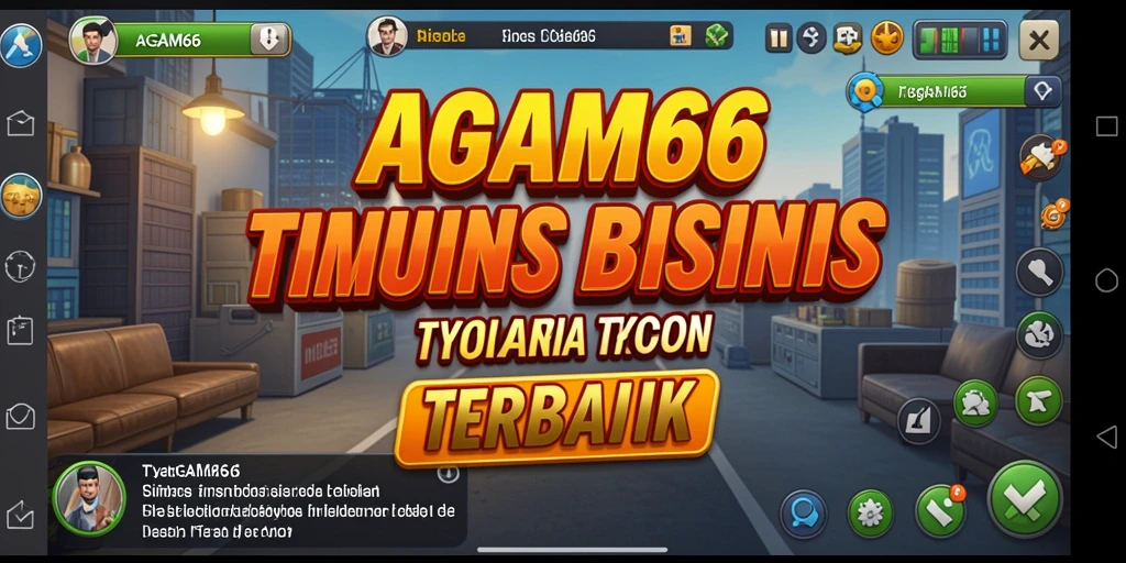 Tampilan gameplay Tycoon AGAM66 yang menarik dan penuh strategi.