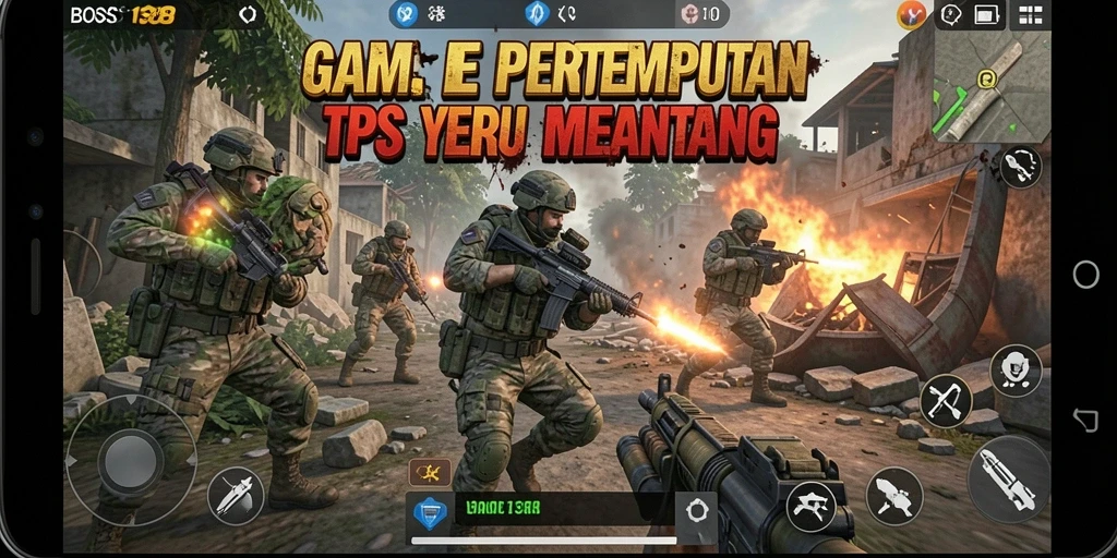 Tampilan menarik dari gameplay action di BOS138.