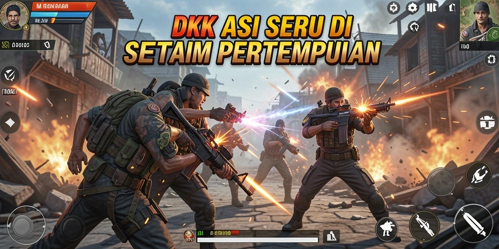 Tampilan gameplay DKK dengan aksi seru dan grafis menakjubkan.