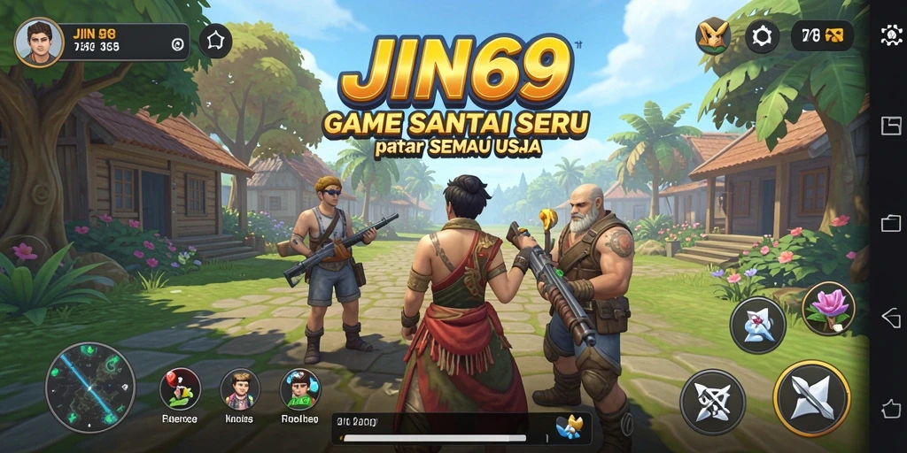 Screenshot JIN69 menampilkan gameplay yang fun dan santai.