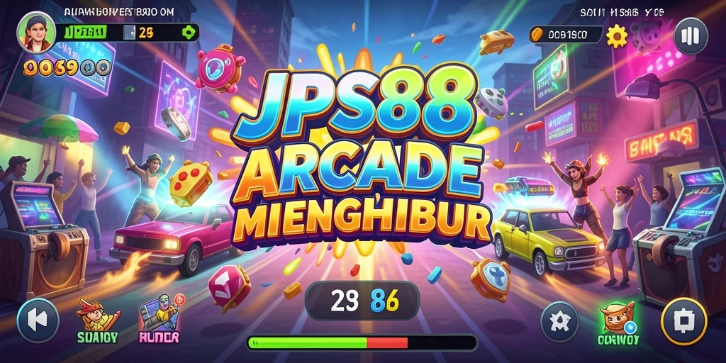 Screenshot utama JPS88 menampilkan gameplay Arcade yang seru dan menantang.