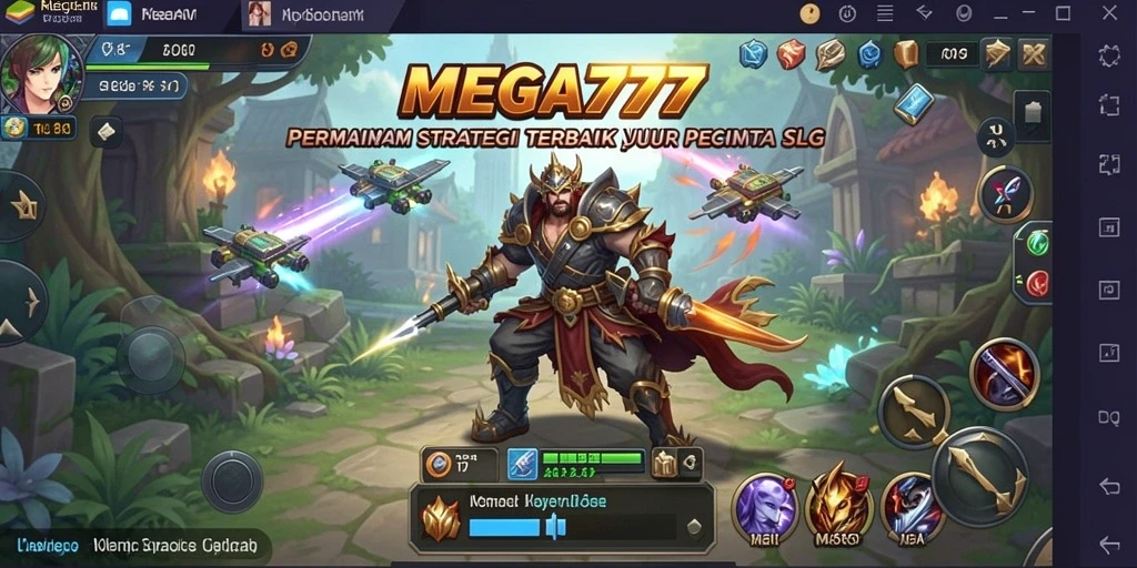 Tampilan gameplay MEGA777 yang seru dalam permainan strategi.