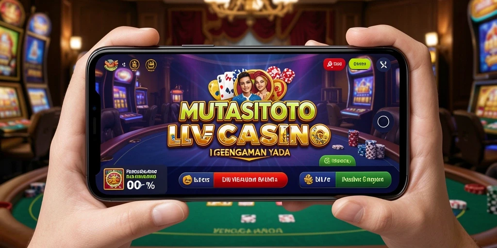Gameplay Live Casino yang mendebarkan di MUTASITOTO.