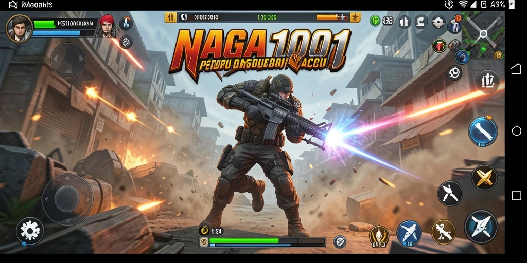 Tangkapan layar dari gameplay seru NAGA1001.