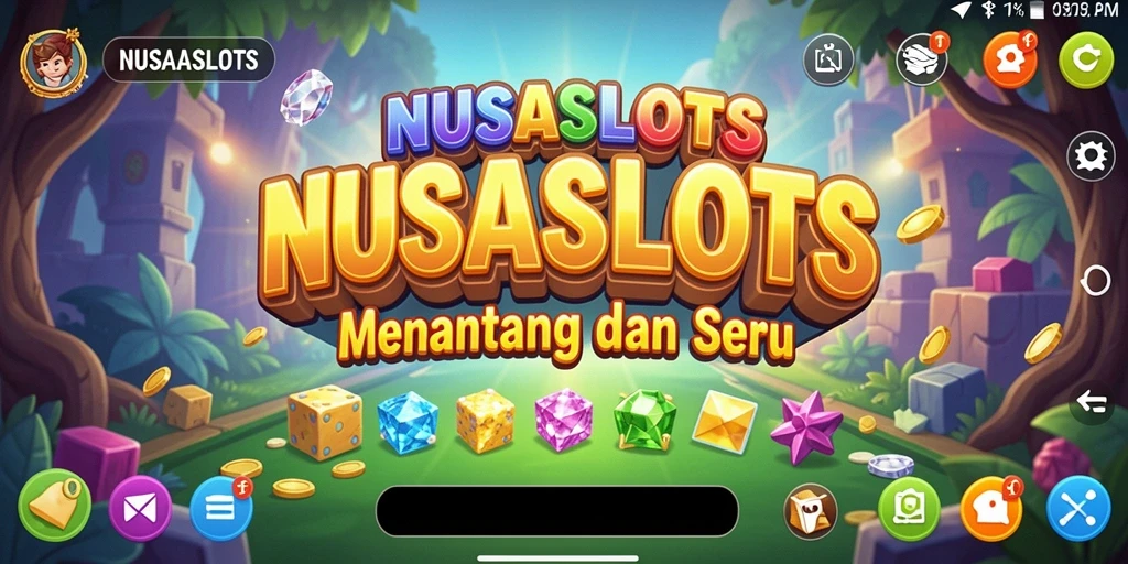 Tampilan gameplay NUSASLOTS dengan puzzle menarik dan tantangan seru.