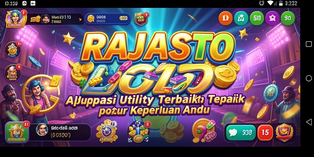 Tampilan antarmuka RAJASLOTO yang menarik dan informatif.