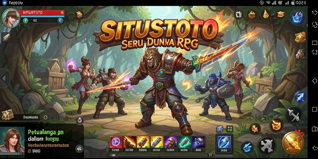 Screenshot menunjukkan pertempuran epik dalam SITUSTOTO.
