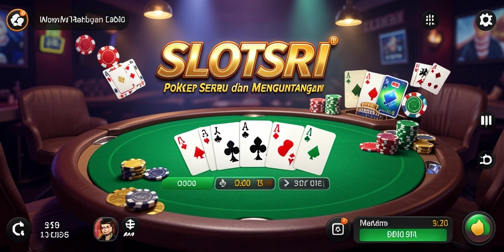 Tampilan permainan Poker yang menarik di SLOTSRI